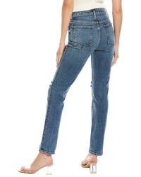 Le Jean Vivie Lina Wash Slim Stovepipe Jean