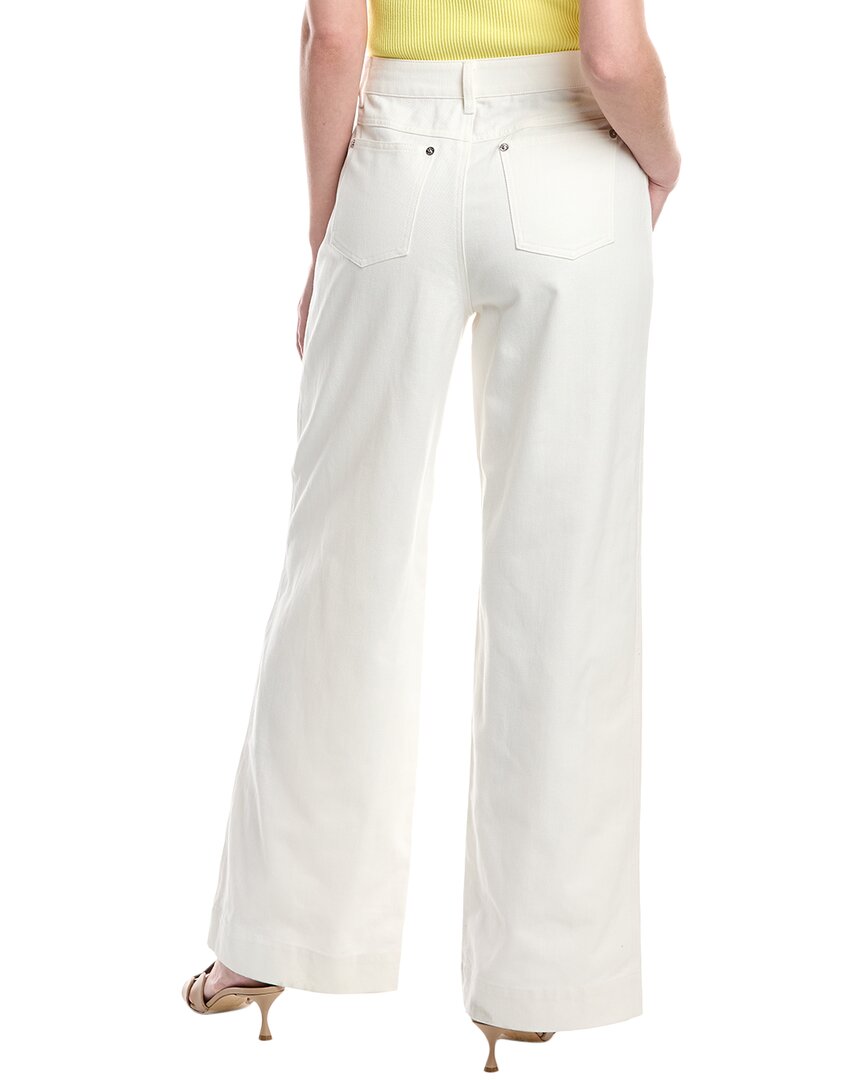 Staud X Wrangler Grayson White Wide Leg Jean