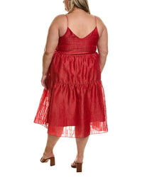 Lafayette 148 New York Plus Hartford Linen & Silk-Blend Maxi Dress