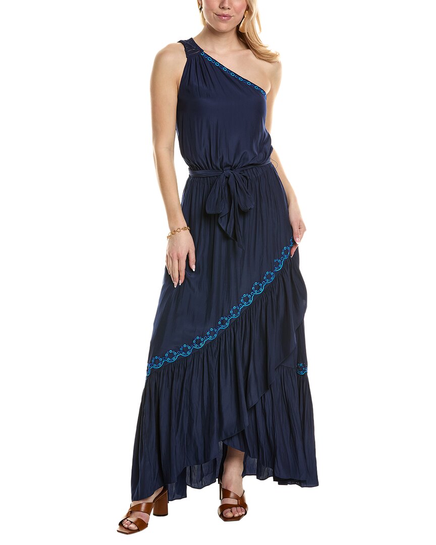 Ramy Brook Nicola Maxi Dress Regular 00 (XXS) Navy