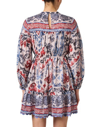 Chufy Tika Silk-Blend Mini Dress