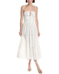 70/21 Maxi Dress White