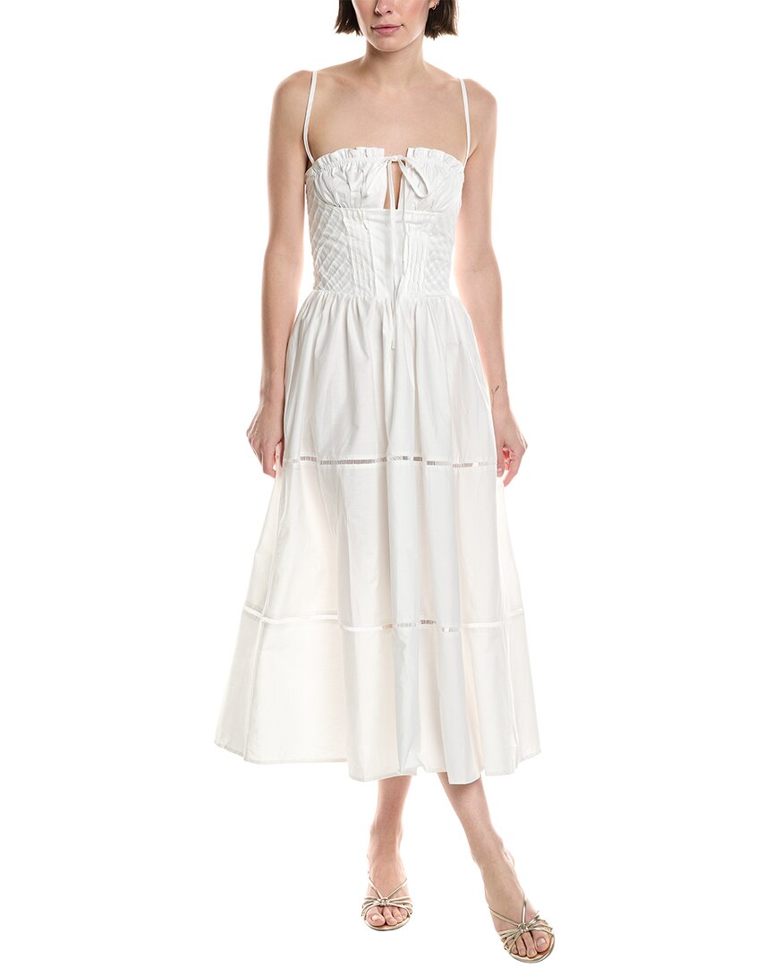 70/21 Maxi Dress White
