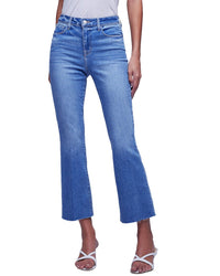 L'agence Kendra High-Rise Crop Flare Jean