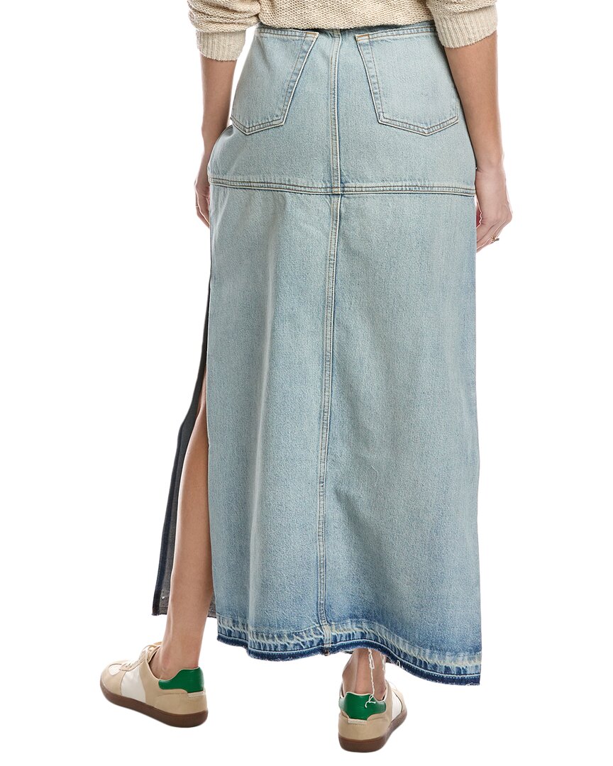 Re/Done Mid-Rise Split Skirt