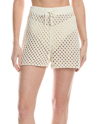 Sweaty Betty Beach Side Crochet Short White Regular 00 (XXS)