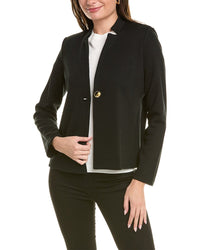 St. John St. John Milano Knit Wool-Blend Jacket