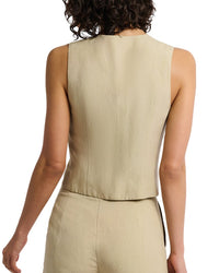 Onia Air Linen-Blend Relaxed Vest