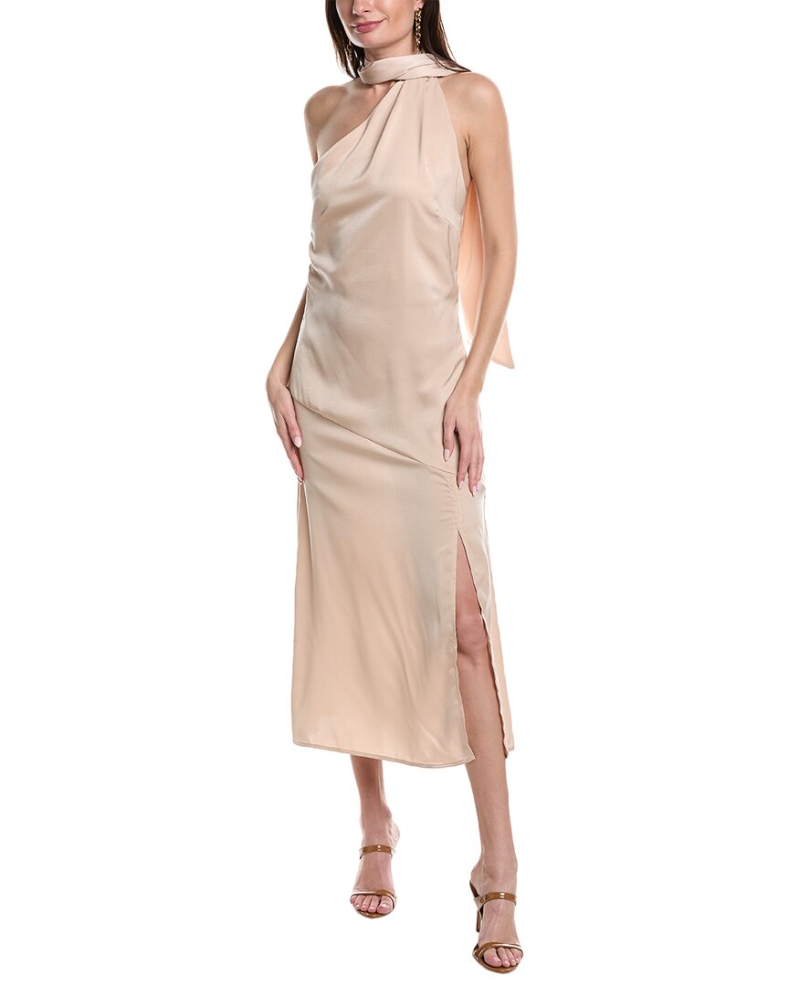Reveriee One-Shoulder Midi Dress