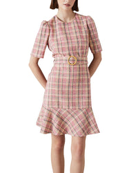 Lk Bennett Eliza Dress Pink 18
