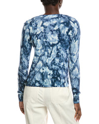 Autumn Cashmere Floral Print Cashmere Sweater
