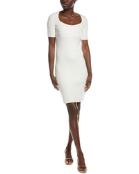 Boss Womens Hugo Fesco Sweaterdress, L, White
