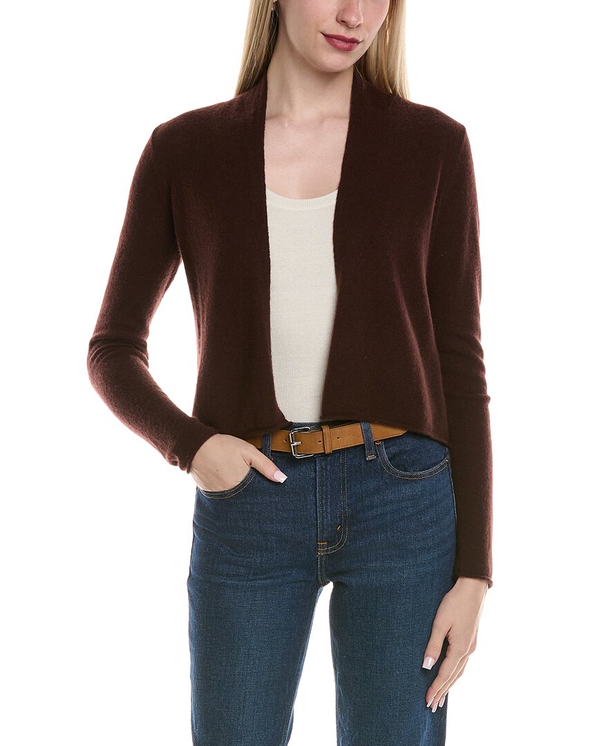 Sofiacashmere Cropped Wool & Cashmere-Blend Cardigan
