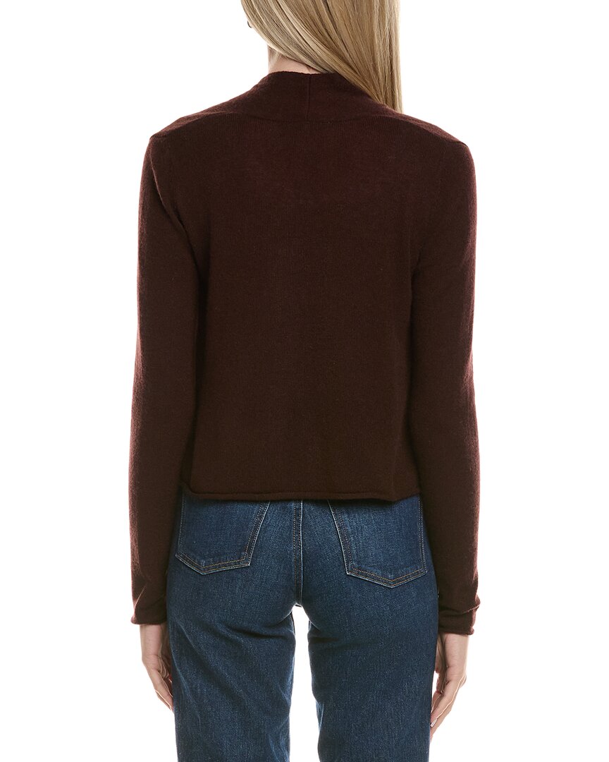 Sofiacashmere Cropped Wool & Cashmere-Blend Cardigan