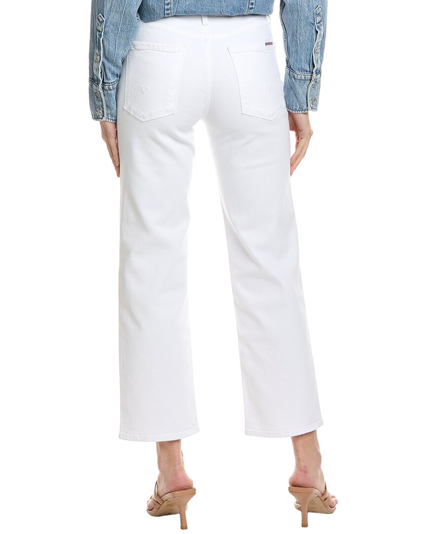 Hudson Jeans Rosalie White High-Rise Wide Leg Jean