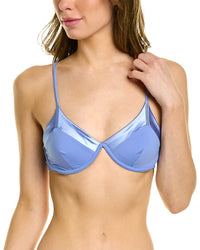 Moeva Beatrice Bikini Top Blue