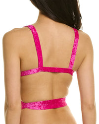 Versace Medusa 95 Velvet Bikini Top