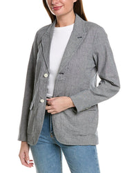 Alex Mill Boy Linen-Blend Blazer Black