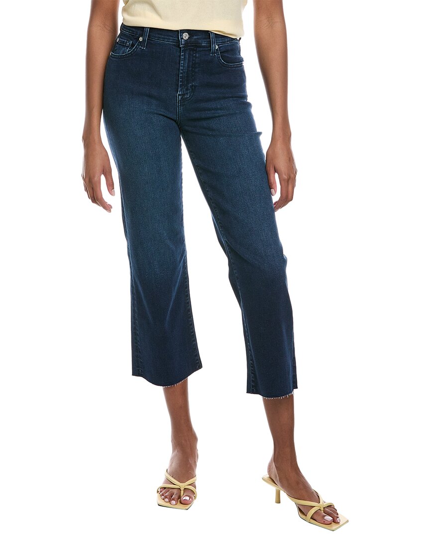 7 For All Mankind Alexa Kaia Cropped Jean Blue