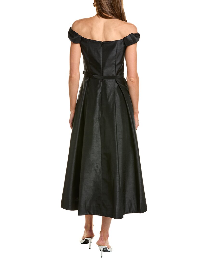 Nicholas Kaden Bow Off-Shoulder Midi Dress, Black / 2