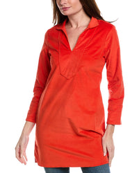 Sail To Sable Baby Corduroy Classic Tunic Dress Red