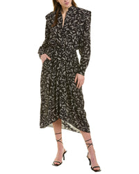 Isabel Marant Etoile Midi Shirtdress Black