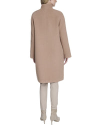 Cole Haan Chevron Textured Wool-Blend Jacket
