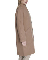 Cole Haan Chevron Textured Wool-Blend Jacket