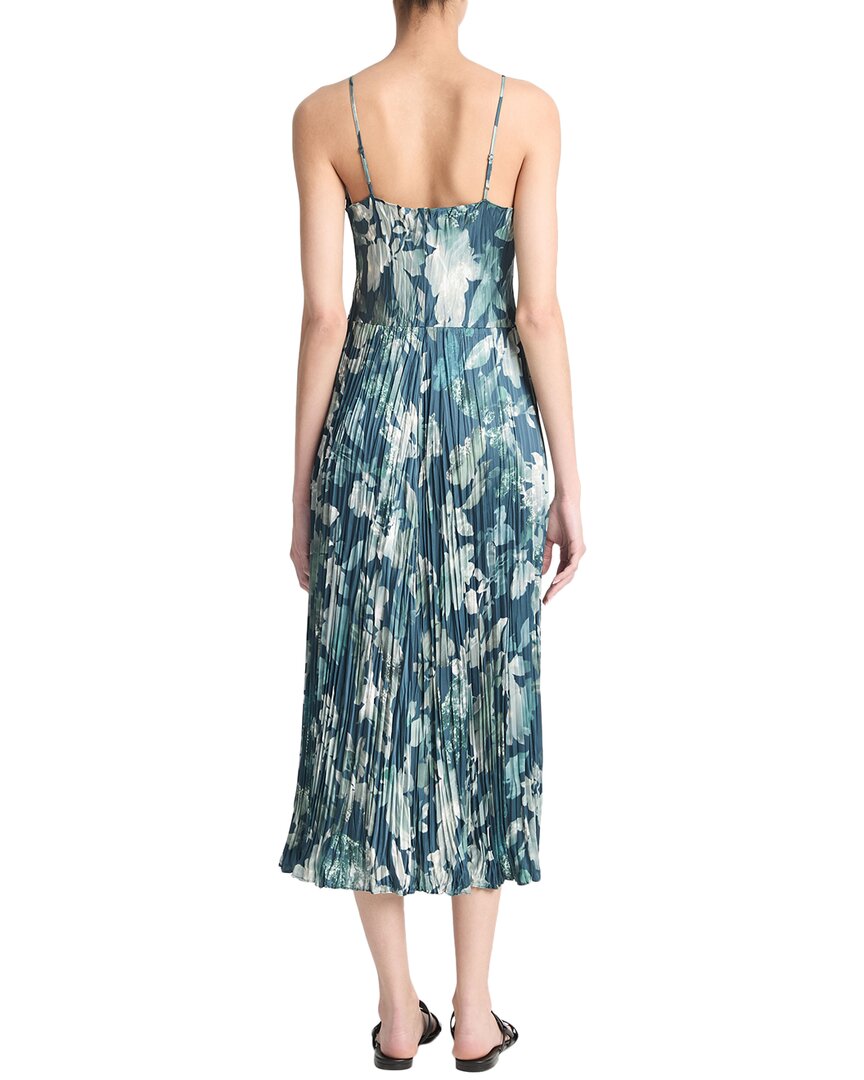 Vince Shimmer Lake Crushed Cami Dress