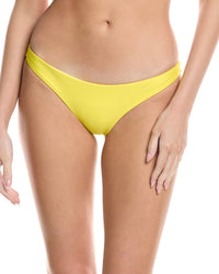 Pq Swim Basic Ruched Teeny Bikini Bottom Yellow Regular 12 (L)