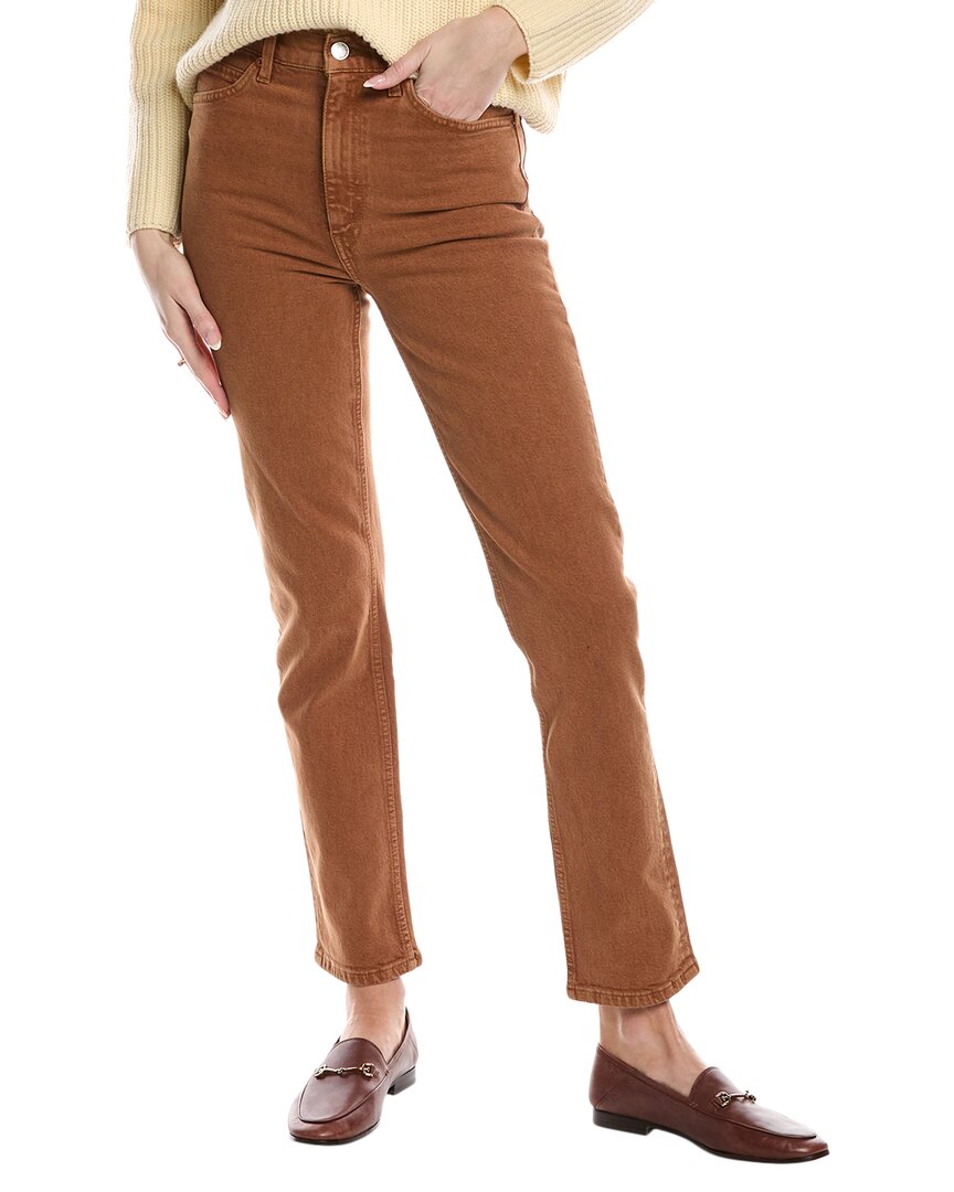 Re/Done 70'S Straight Washed Terracotta Jean Red