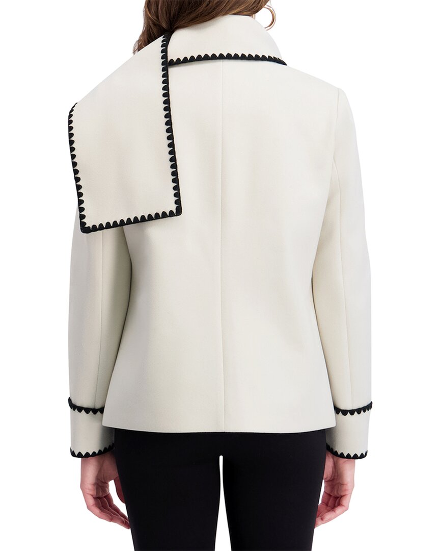 Kensie Kensie Scarf Collar Jacket