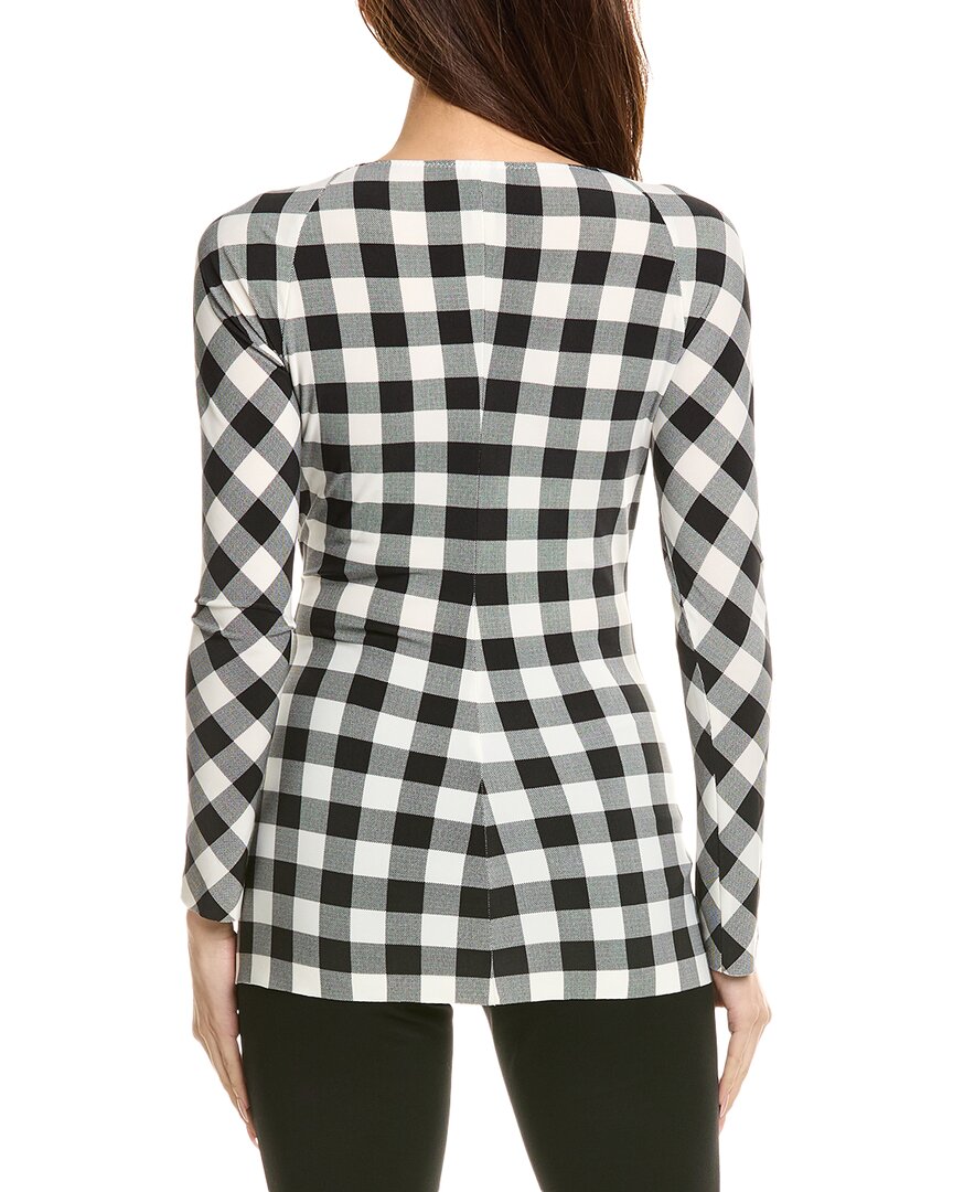 Norma Kamali Sweetheart Side Drape Top