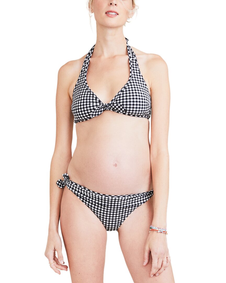 Hatch Maternity The Amalfi Bikini Set Black Regular 0 (XS)