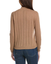 Bruno Magli Wide Rib Wool & Cashmere-Blend Sweater