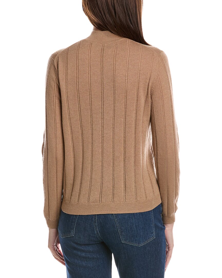 Bruno Magli Wide Rib Wool & Cashmere-Blend Sweater