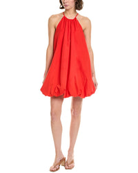 To My Lovers Bubble Hem Mini Dress Red Regular 4 (S)