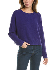 Eileen Fisher Boxy Cashmere-Blend Top
