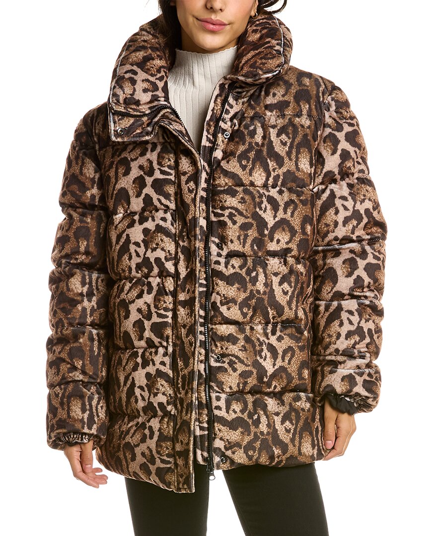 Unreal Fur Huff & Puff Jacket Brown Multi Regular 0 (XS)