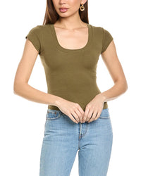 Weworewhat Scoop Neck T-Shirt Green