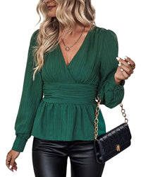 Sarah Woodz Blouse Green 2