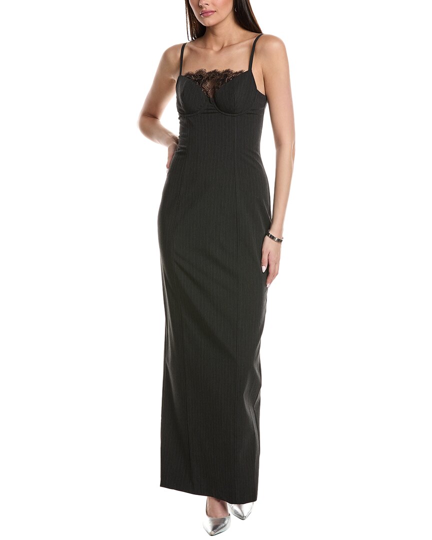 Misha Collection Ausha Maxi Dress Grey Multi