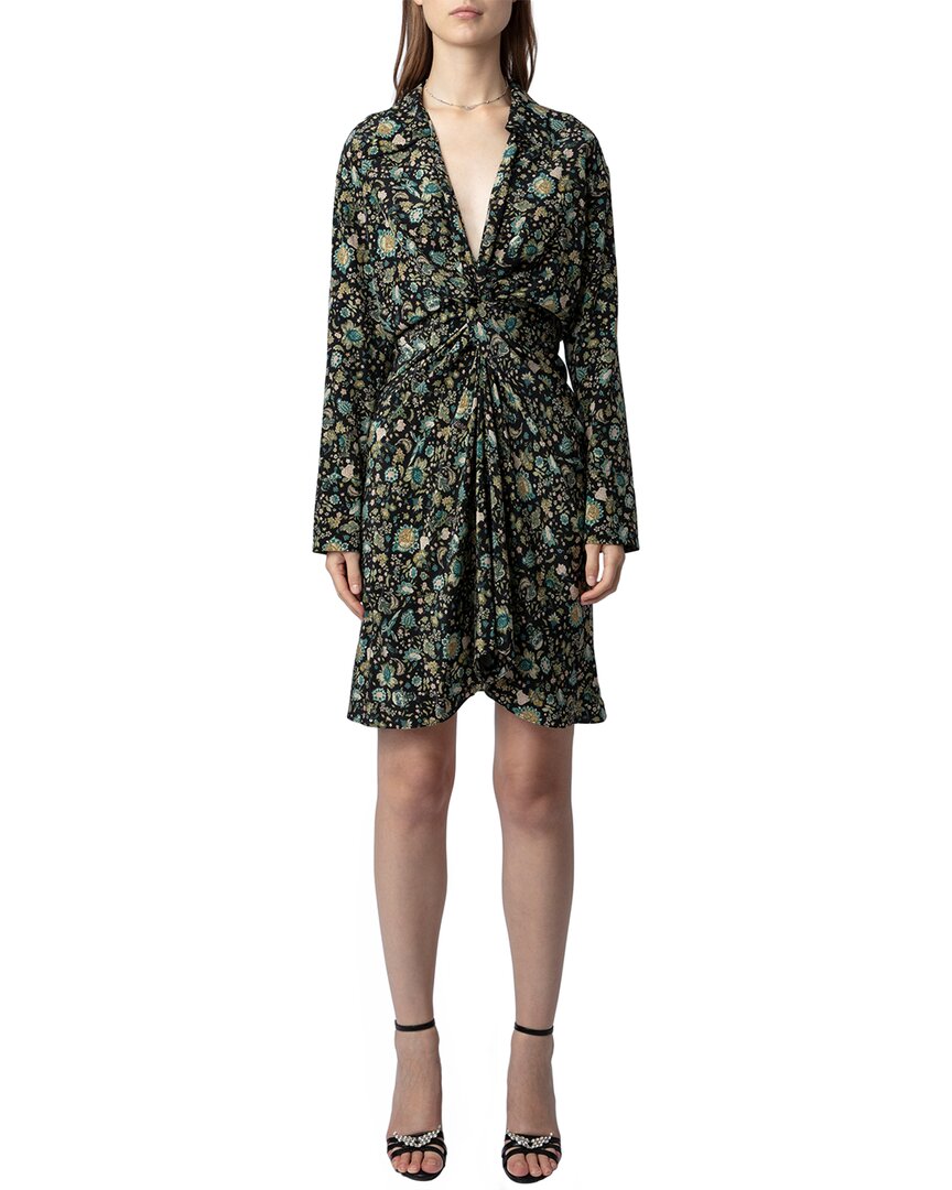 Zadig & Voltaire Rozo Bali Silk Dress