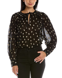 Derek Lam 10 Crosby Ellie Top Black 0