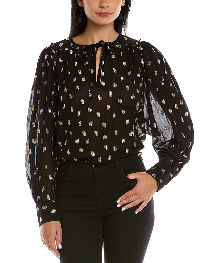 Derek Lam 10 Crosby Ellie Top Black 0