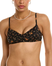 Madewell Ora Seamed Bikini Top Black Regular 18 (XXL)