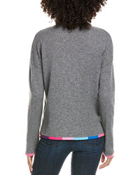 Incashmere Stand Neck Wool & Cashmere-Blend Sweater
