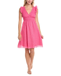 Madison Miles Broderie Midi Dress