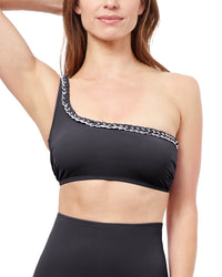 Profile By Gottex Kundala One Shoulder Bikini Top Black