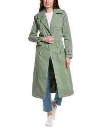 Noize Evelyn Trenchcoat Green